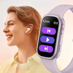 Waterproof Fitness Smartwatch with Magnetic Charging for Active Users
