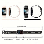 Waterproof Fitness Smartwatch with Magnetic Charging for Active Users