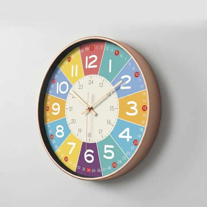 Stille Wanduhr für das Kinderzimmer und den Spielbereich