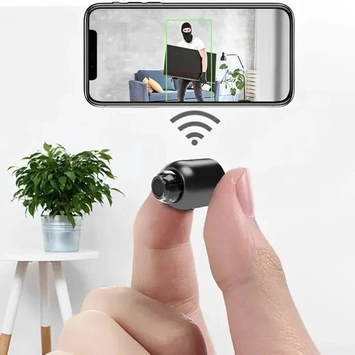 Mini-Sicherheitskamera mit 1080p Auflösung und 140° Sichtfeld