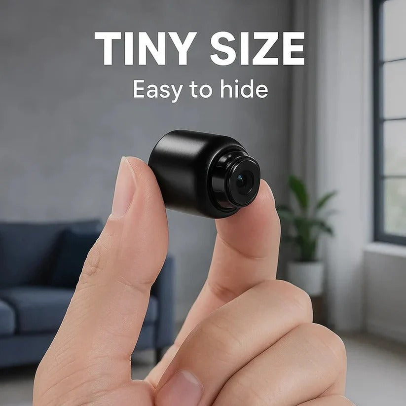 Compact 5G Surveillance Camera with Network Connection