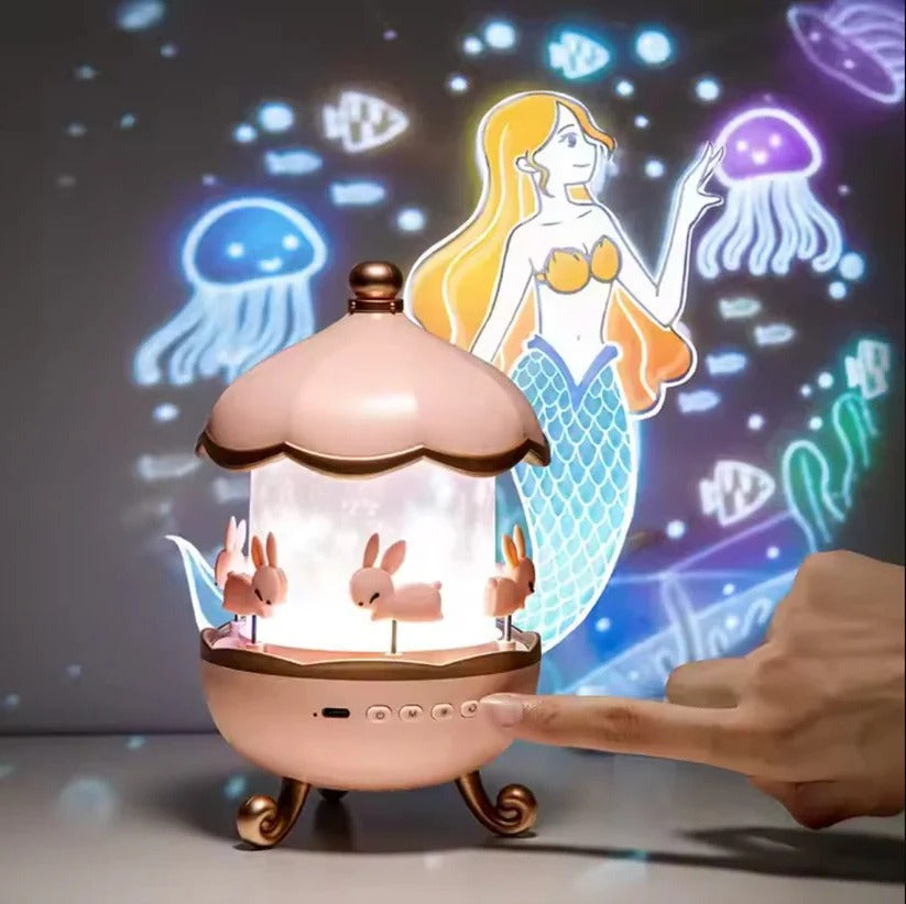Rechargeable Sleep Projector with Wireless Speaker