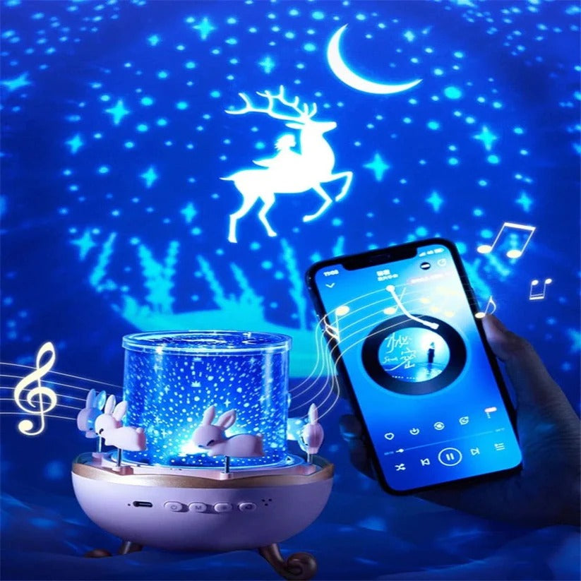 Rechargeable Sleep Projector with Wireless Speaker