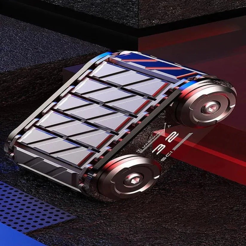 Eleganter Fidget Spinner aus Metall mit Kinetischem Mechanismus