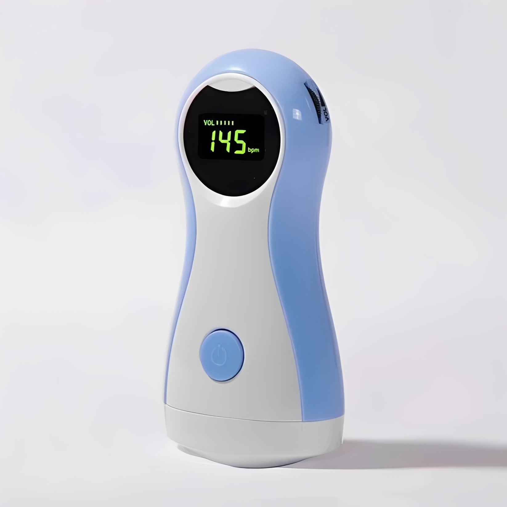 Tragbarer Fetal-Doppler mit LCD-Anzeige und Kopfhöreranschluss