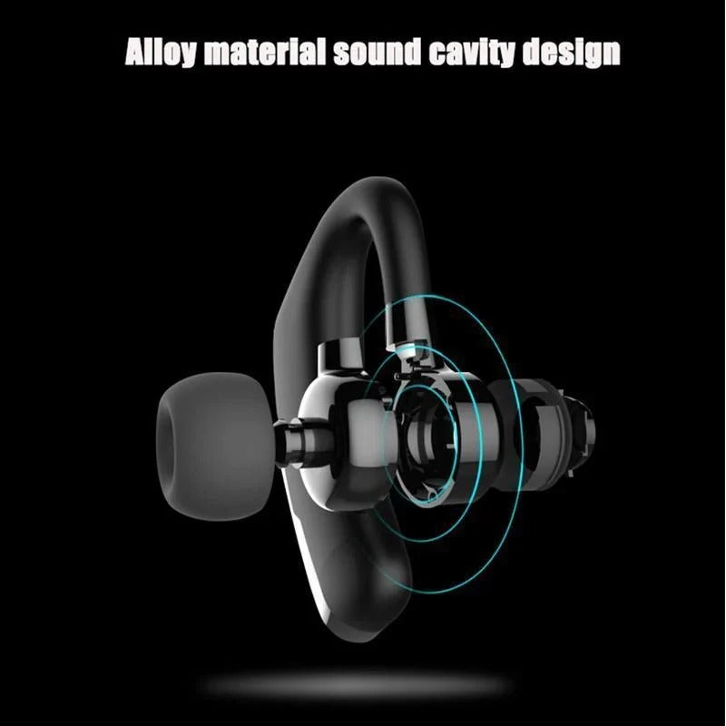 Wireless Bluetooth headset with voice control and dual connection