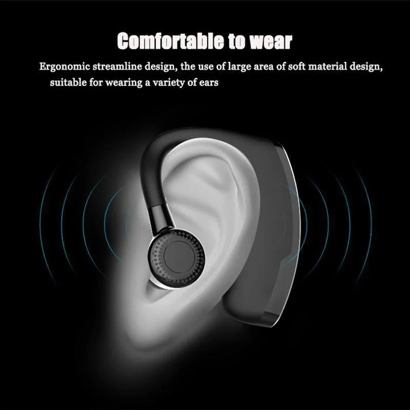 Wireless Bluetooth headset with voice control and dual connection
