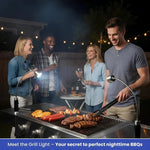 Magnetischer Grillstrahler mit LED für nächtliches Grillen
