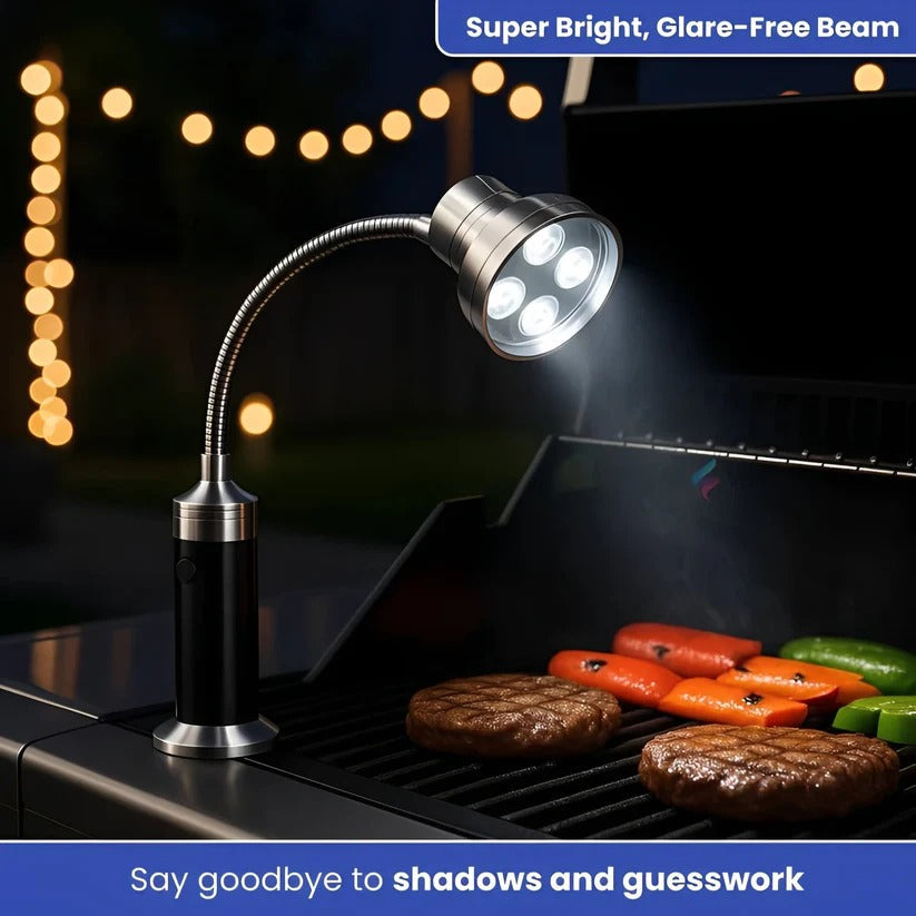 Magnetische Grillbeleuchtung mit LED für nächtliches BBQ