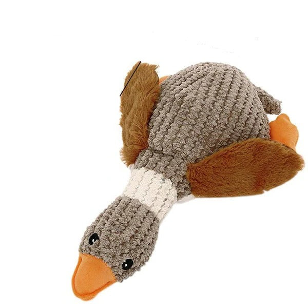 Robustes Enten-Plüschspielzeug für Hunde mit Textur