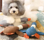 Robustes Enten-Plüschspielzeug für Hunde mit Textur