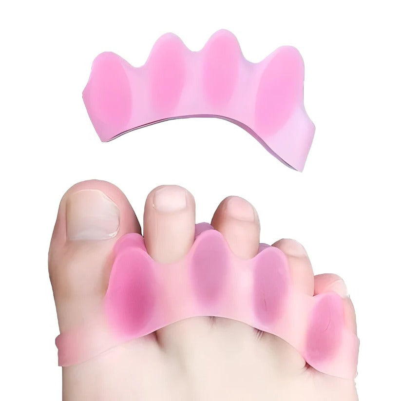 Bequeme Zehenabstandshalter aus Silikon – 1 Paar