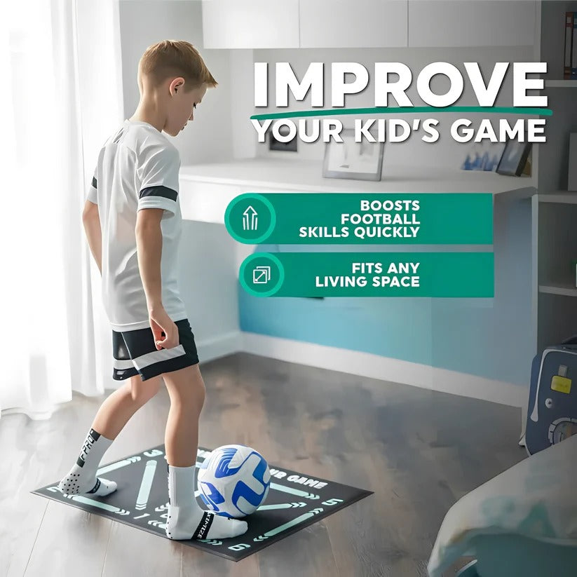 Interaktive Fußball-Trainingsmatte mit Video-Coaching-System