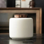 Elegant Ceramic Urn with Secure Lid for Your Pet's Memory