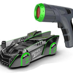 Battery-Operated Wall-Climbing Car with Remote Control and LED Lights