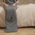 Unisex Wearable Wrap Blanket with Open Design for Comfortable Adjustment