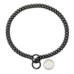 Robuster Hundehalsband aus Edelstahl mit Verstellkette