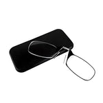 Praktische Lesebrille mit Flexibler Silikonhalterung und Aufbewahrungsetui