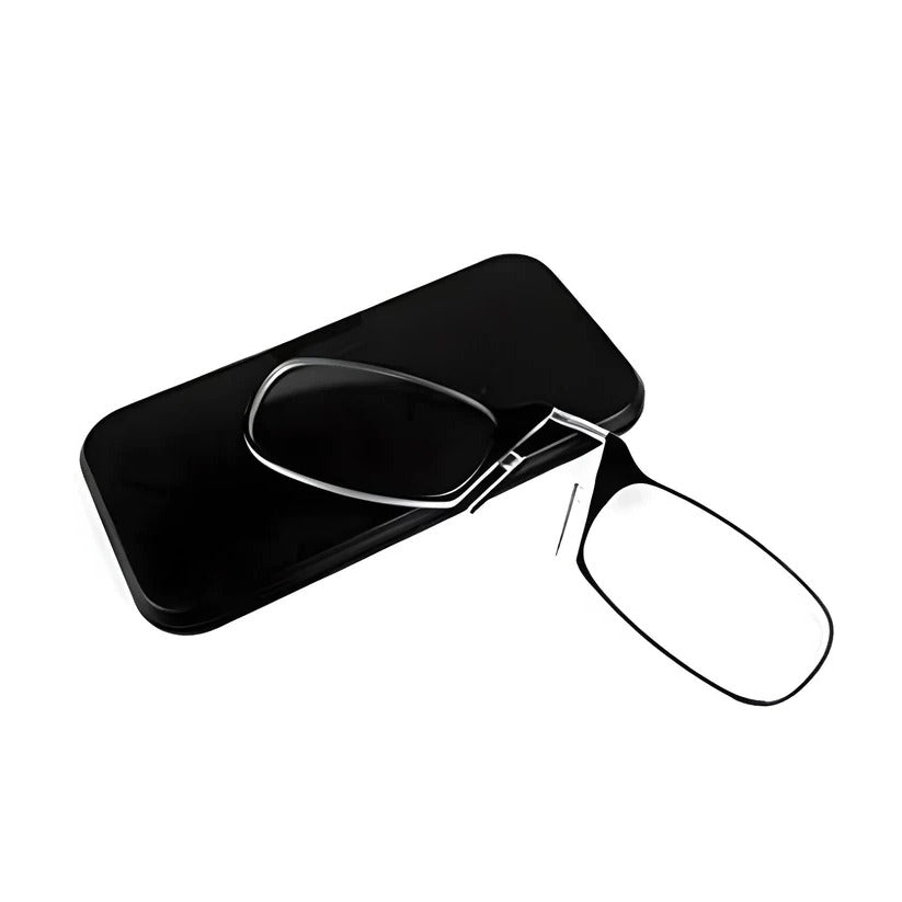 Praktische Lesebrille mit Flexibler Silikonhalterung und Aufbewahrungsetui