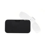 Kompakte Lesebrille mit flexiblem Silikon-Nasenpolster und praktischem Etui