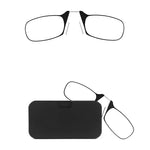 Praktische Lesebrille mit Flexibler Silikonhalterung und Aufbewahrungsetui