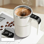 Automatic Mixing Cup with Stainless Steel Interior and Concealed Charging Port