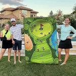 Kompaktes Golf-Putting-Set für den Innen- und Außenbereich