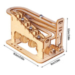 Wooden Mechanical Marble Run Building Kit for Adults – Creative Fun