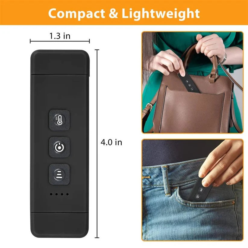 Kompakte USB-Akku-LED-Lampe mit Clip und Timer-Funktion