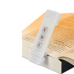 Kompakte USB Aufladbare LED Leselampe mit Timer und Clip-Design