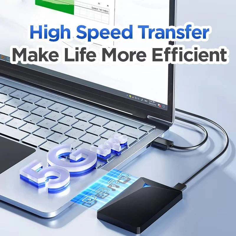 Fast USB 3.0 External Hard Drive for PC and Mac