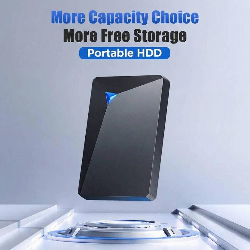 Fast USB 3.0 External Hard Drive for PC and Mac