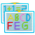 Bunte Steckmosaik-Puzzlebox für Kinder, 296 Teile