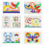 Bunte Steckspiel-Mosaikbox für Kinder – 296 Teile