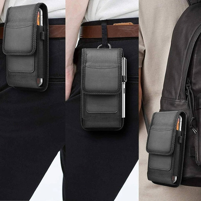 Praktische Gürtelhalterung für Ihr Smartphone mit Tasche und Klappe