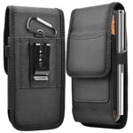 Praktische Smartphone-Halterung mit Tasche und Klappverschluss