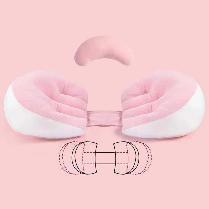 Pregnancy Pillow with Dual-Angle Design for Optimal Comfort