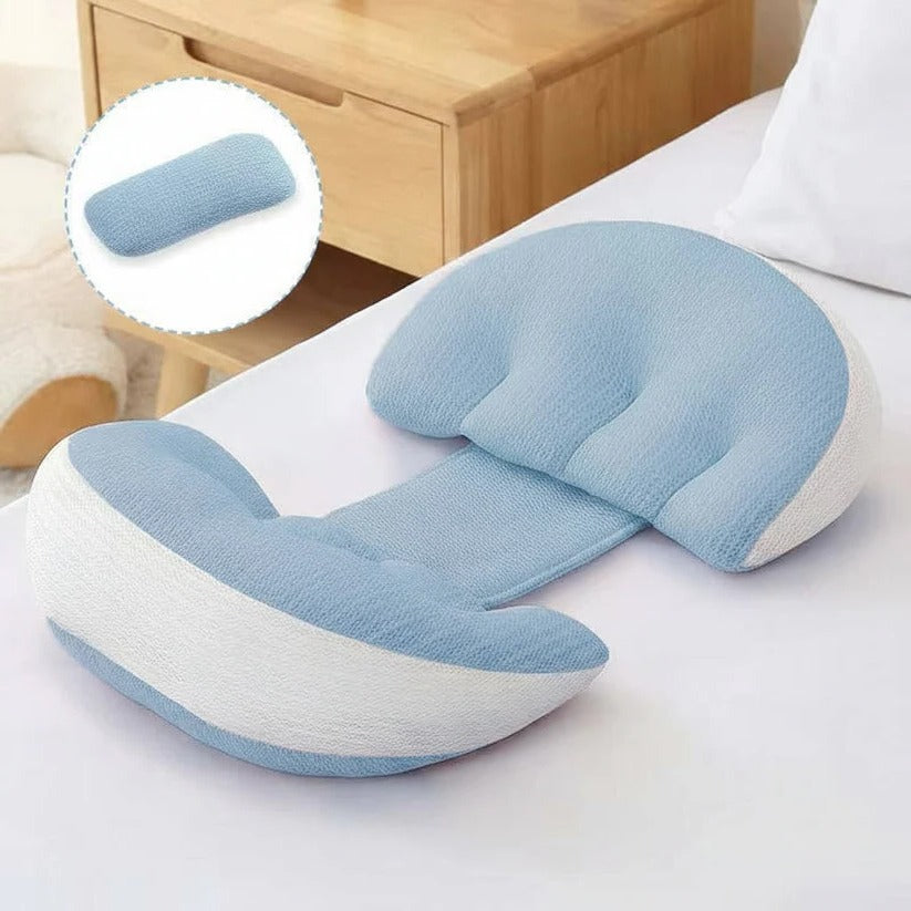 Pregnancy Pillow with Dual-Angle Design for Optimal Comfort