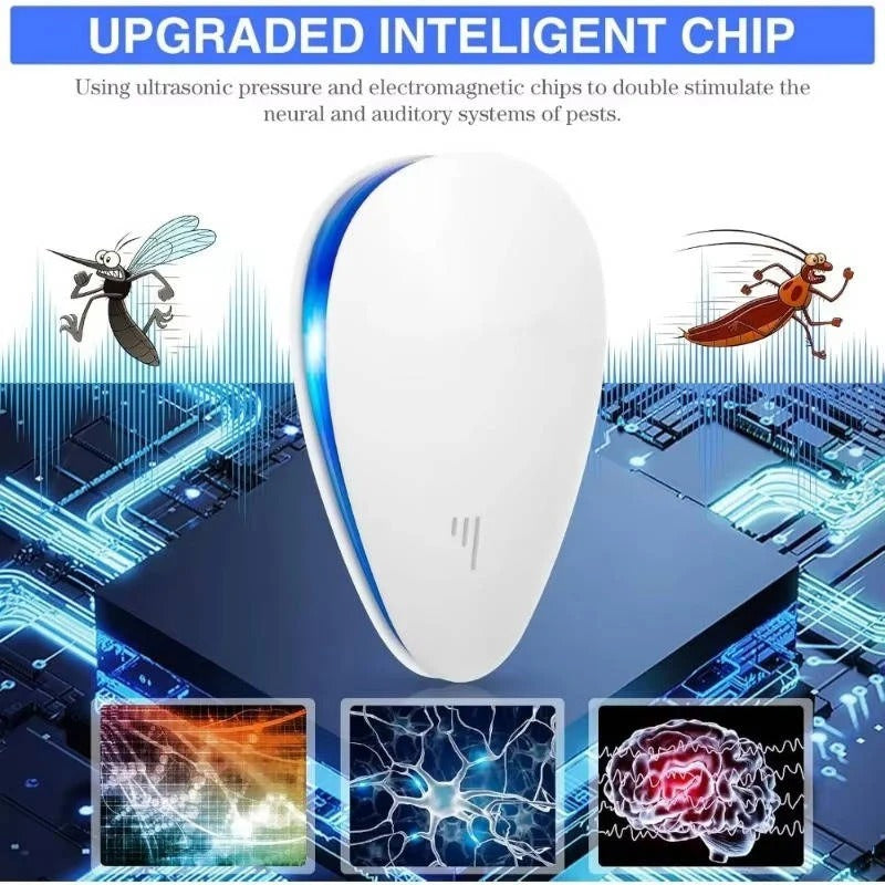 Ultrasonic Insect Repellent Device for Bed Bugs and Indoor Insects