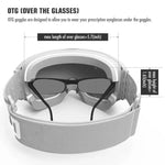 Skibrille mit Magnetwechsel-Objektiv, Anti-Fog und UV400 Schutz