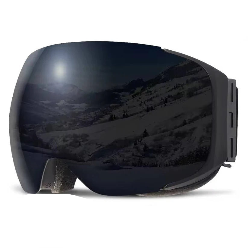 Ski-Schutzbrille mit Magnetwechsel-Objektiv, Anti-Beschlag und UV400-Schutz