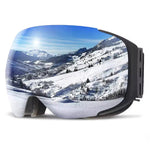 Ski-Schutzbrille mit Magnetwechsel-Objektiv, Anti-Beschlag und UV400-Schutz