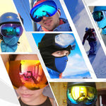 Ski-Schutzbrille mit Magnetwechsel-Objektiv, Anti-Beschlag und UV400-Schutz
