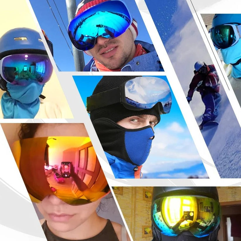 Ski-Schutzbrille mit Magnetwechsel-Objektiv, Anti-Beschlag und UV400-Schutz