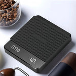 Precise coffee scale with timer and drip mat, 3kg capacity
