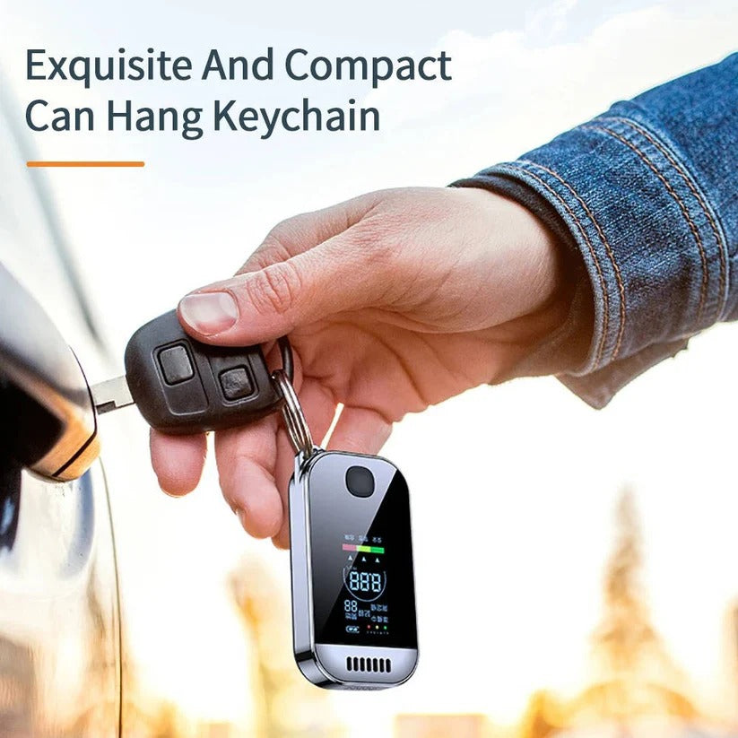 Smart Alcohol Tester with LCD Display and Contactless Sensor Technology