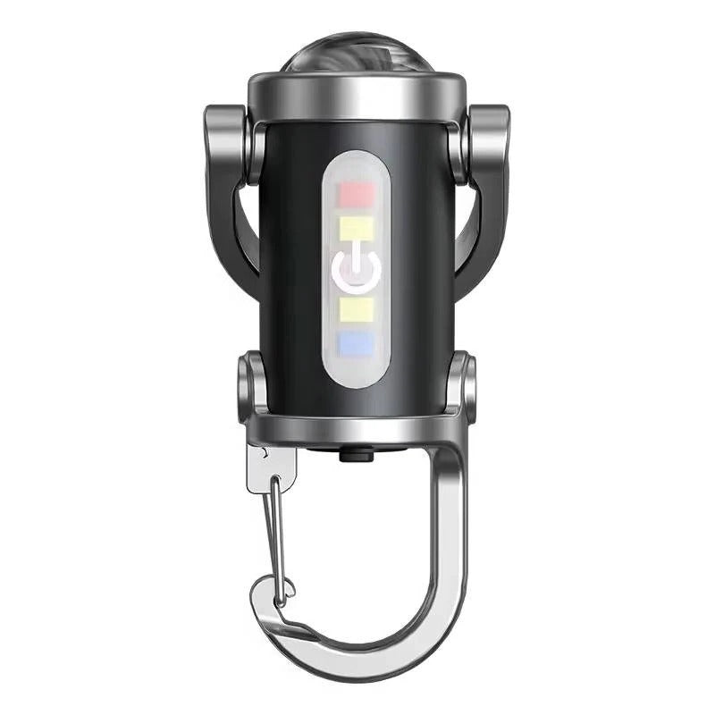 Kompakte, wiederaufladbare Taschenlampe mit 6 Lichtmodi