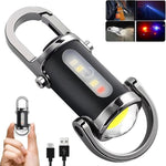 Wiederaufladbare Schlüsselanhänger-Lampe mit 6 Beleuchtungsmodi