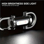 Wiederaufladbare Schlüsselanhänger-Lampe mit 6 Beleuchtungsmodi