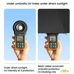 Compact umbrella with large handle, 96 cm diameter